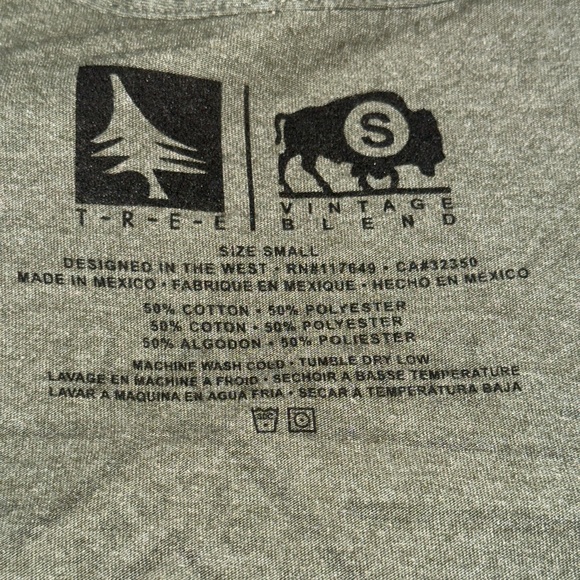 Hippy Tree Vintage Blend T-Shirt | Size: Medium - Picture 6 of 6